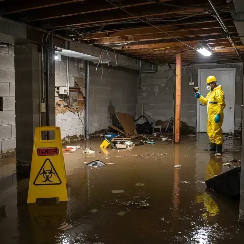 Flooded Basement Electrical Hazard in Lakewood, CO Property